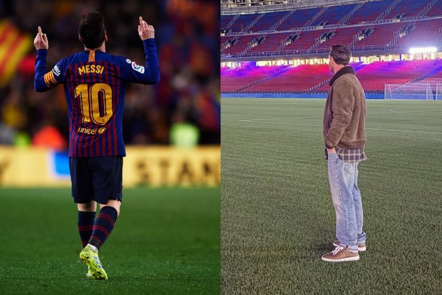 بازدید مخفیانه مسی از نیوکمپ