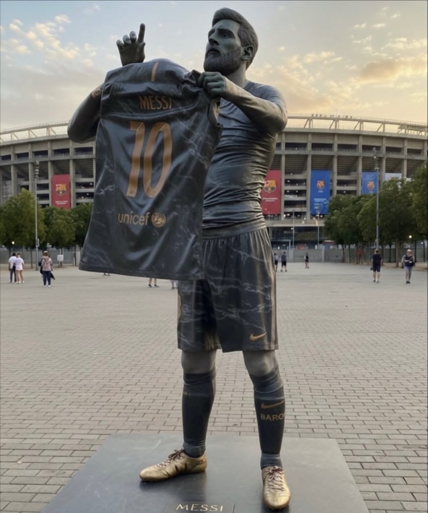 ساخت مجسمه اسطوره در نیوکمپ