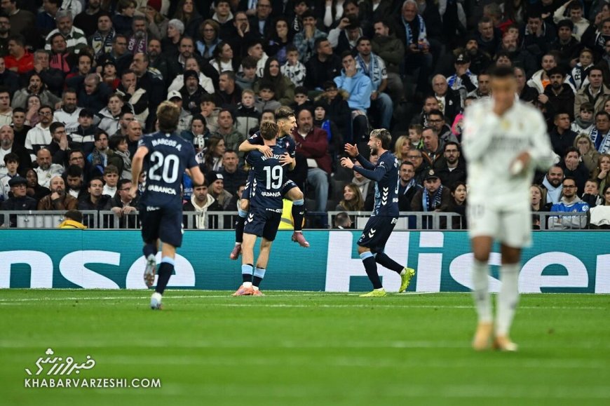 پیروزی شگفت انگیز سلتاویگو مقابل رئال مادرید